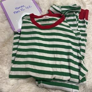 Adult XL Hanna Andersson striped family match pjs